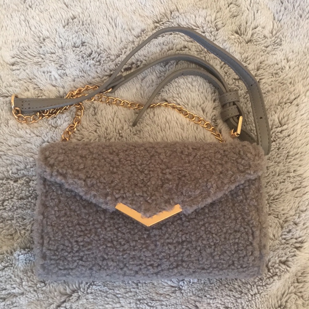 Urban Expressions Gray Crossbody Bag BNWT